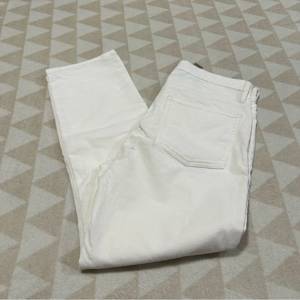 J crew 484 slim stretch chino pants white